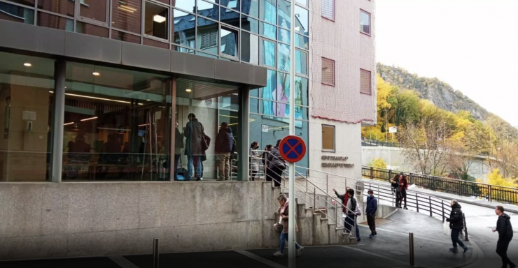 Les dependències del ministeri de Justícia i Interior.